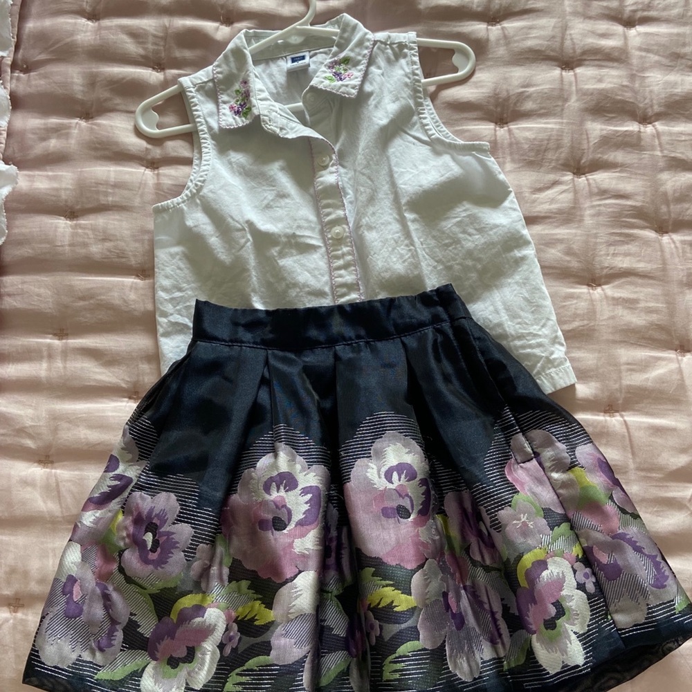 Matching Skirt and Blouse set